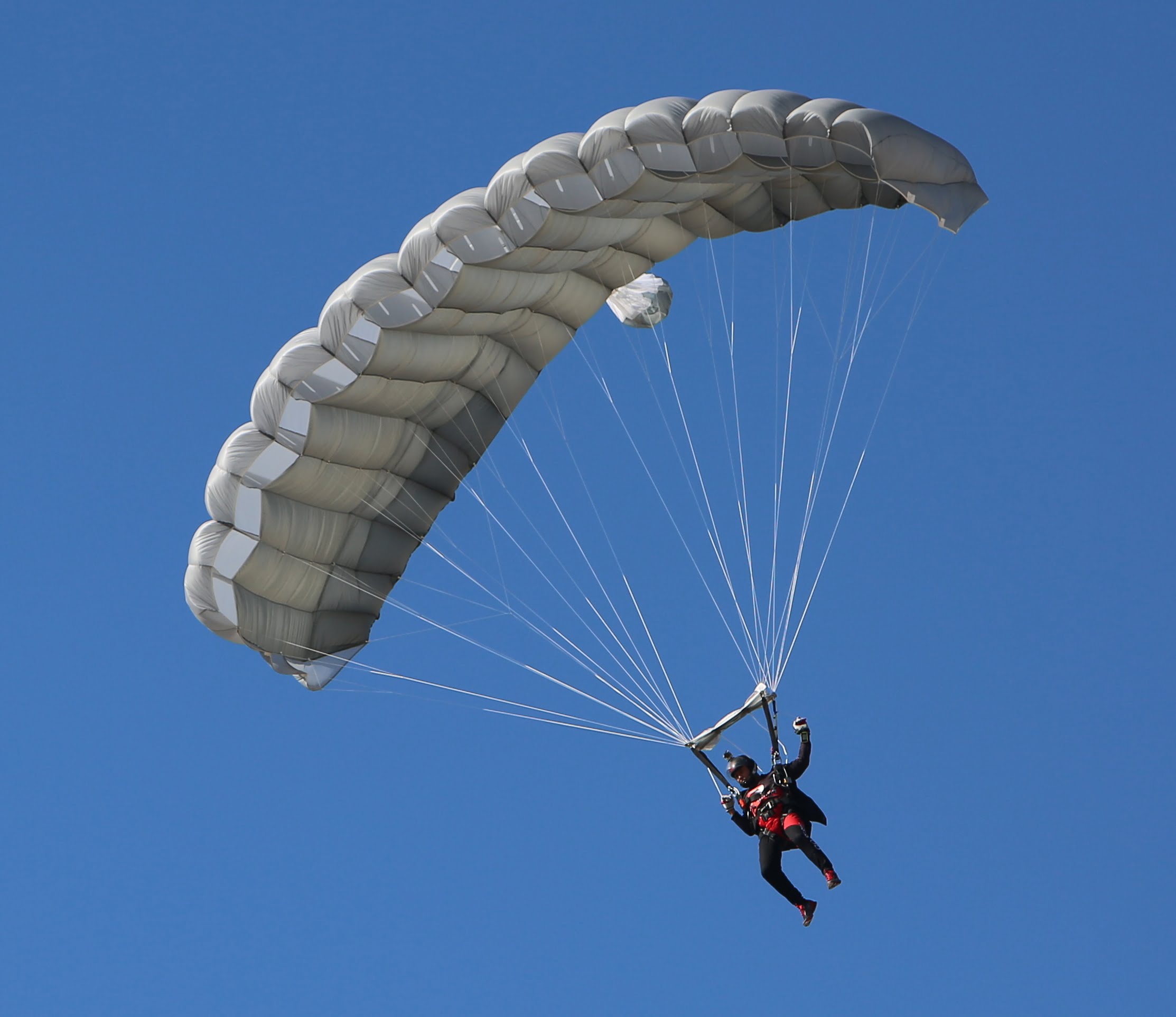 Parachute in action